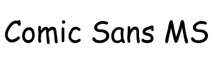 Comic Sans MS