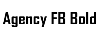 Agency FB Bold