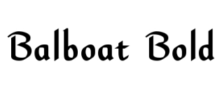 Balboat Bold