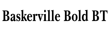 Baskerville Bold BT