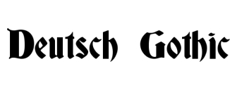 Deutsch Gothic