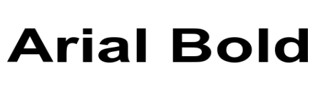 Arial Bold