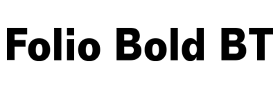 Folio Bold BT