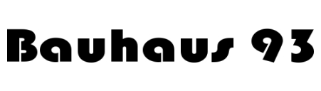 Bauhaus 93