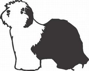 Old English Sheepdog Decal - Dog Decals