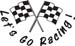 Lets Go Racing decal