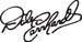 Dale Earnhardt Signature decal