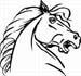 Raging Horse decal